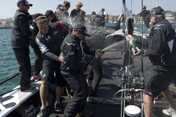 Dean Barker and his crew are more than happy to carry a 20-point lead into the next event, in Marseille in June.